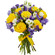 bouquet of yellow roses and irises. Gibraltar